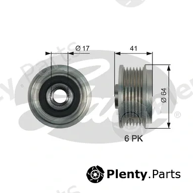 Gates OAP7161 — Alternator Freewheel Clutch DriveAlign®