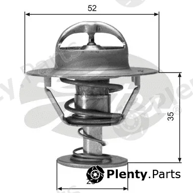 Gates TH04382G1 — Thermostat, coolant