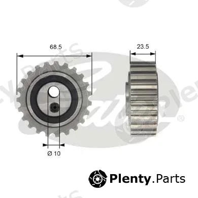 Gates T43201 — Tensioner Pulley, timing belt PowerGrip®