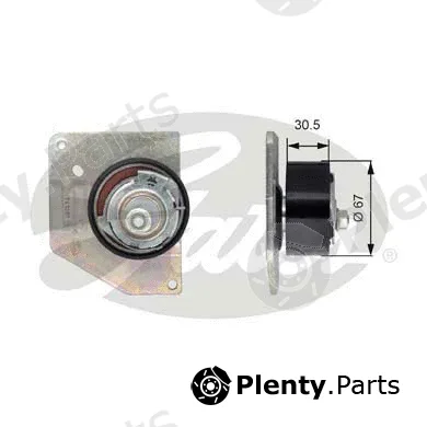 Gates T43207 — Tensioner Pulley, timing belt PowerGrip®