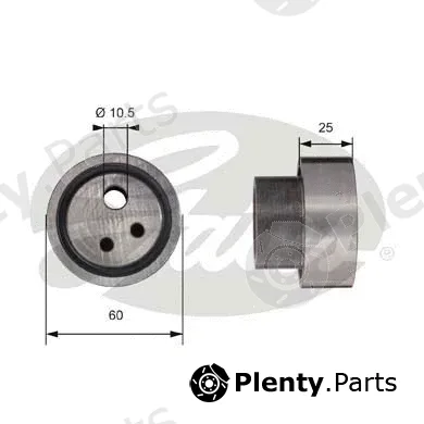 Gates T41113 — Tensioner Pulley, timing belt PowerGrip®