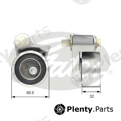 Gates T41306 — Tensioner Pulley, timing belt PowerGrip®