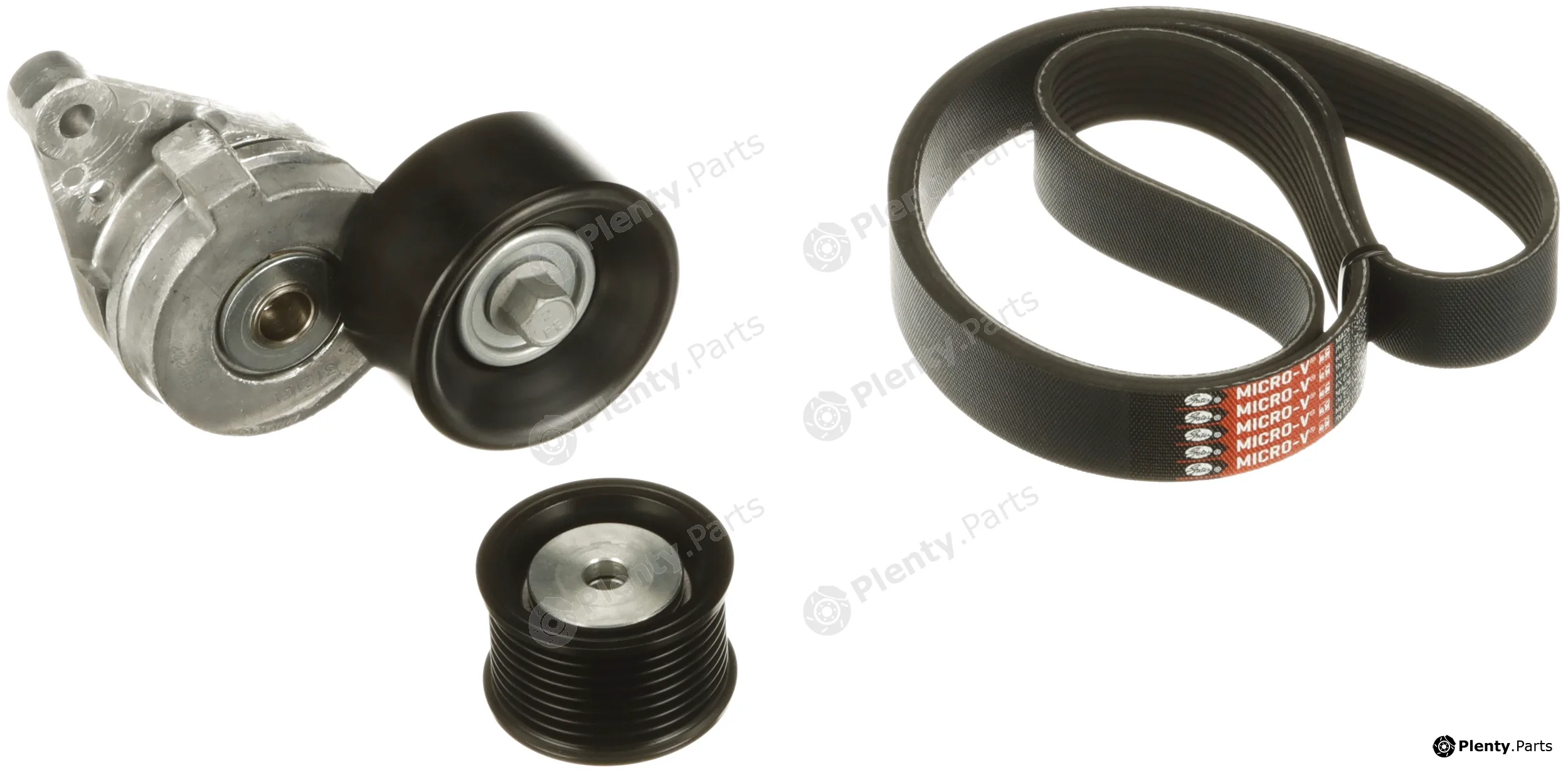 Gates K018PK2410 — V-Ribbed Belt Set Micro-V® Kit