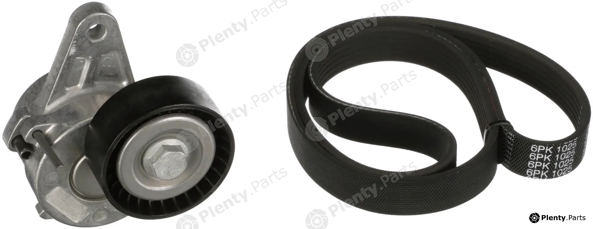 Gates K016PK1025 — V-Ribbed Belt Set Micro-V® Kit