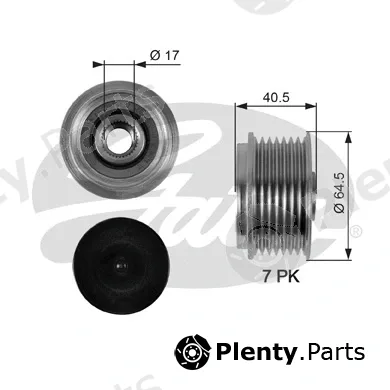 Gates OAP7094 — Alternator Freewheel Clutch DriveAlign®