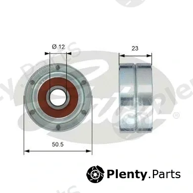 Gates T42103 — Deflection/Guide Pulley, timing belt PowerGrip®