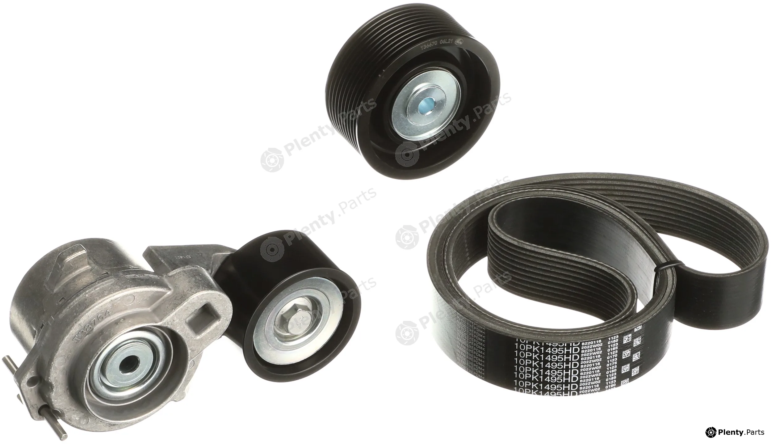 Gates K0310PK1495HD — V-Ribbed Belt Set FleetRunner™ Micro-V® Kit