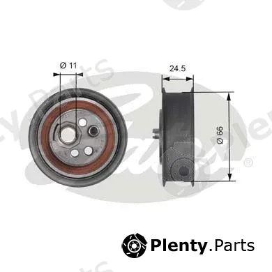 Gates T41103 — Tensioner Pulley, timing belt PowerGrip®
