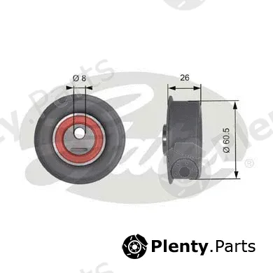 Gates T41253 — Tensioner Pulley, timing belt PowerGrip®