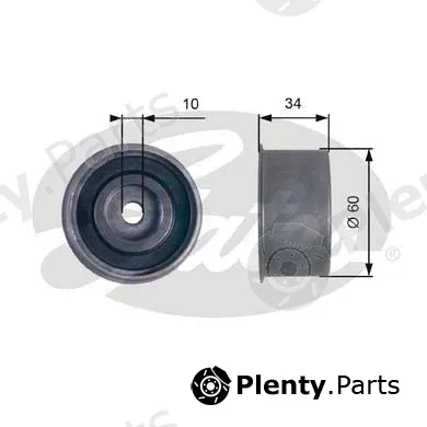 Gates T41087 — Tensioner Pulley, timing belt PowerGrip®