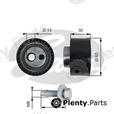 Gates T41140 — Tensioner Pulley, timing belt PowerGrip®
