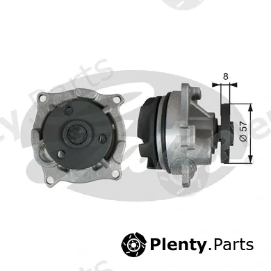 Gates WP0148 — Water Pump, engine cooling