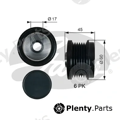 Gates OAP7155 — Alternator Freewheel Clutch DriveAlign®