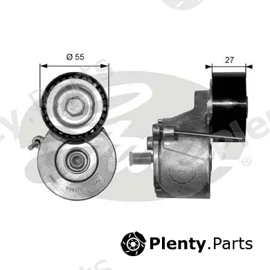 Gates T38371 — Belt Tensioner, V-ribbed belt DriveAlign®