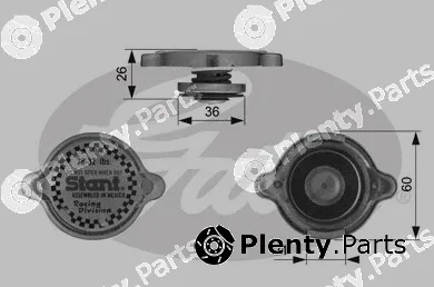 Gates RC10373 — Cap, radiator