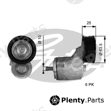 Gates T38414 — Belt Tensioner, V-ribbed belt DriveAlign®