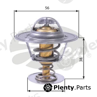 Gates TH13182G1 — Thermostat, coolant