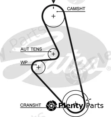 Gates 5449 — Timing Belt PowerGrip®