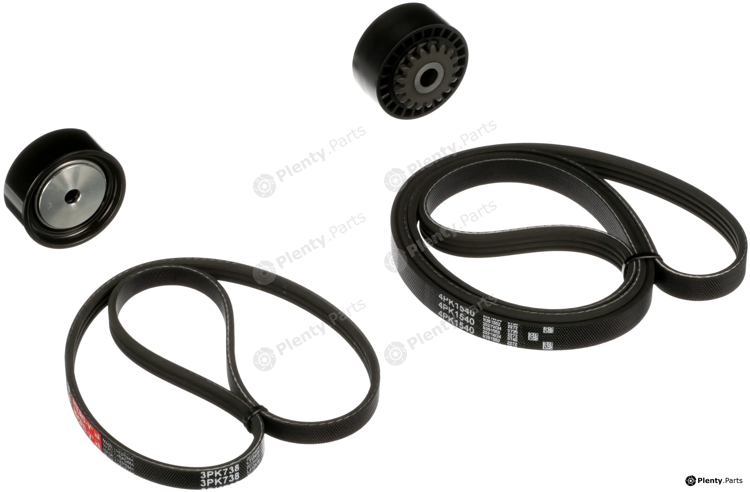 Gates K063PK738 — V-Ribbed Belt Set Micro-V® Kit