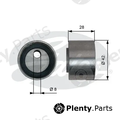 Gates T41305 — Tensioner Pulley, timing belt PowerGrip®