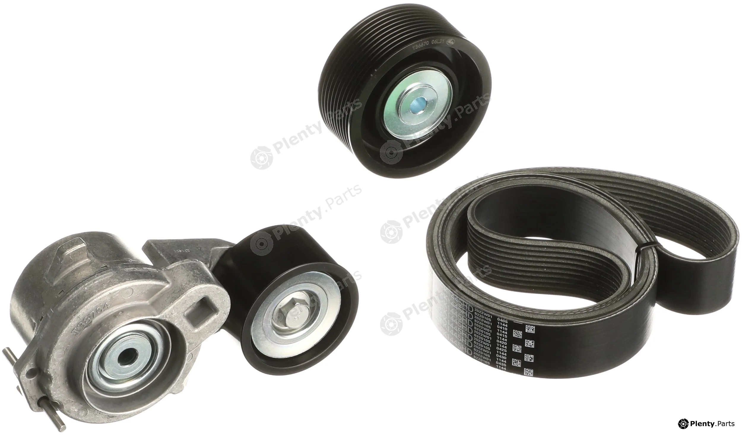 Gates K0410PK1445HD — V-Ribbed Belt Set FleetRunner™ Micro-V® Kit