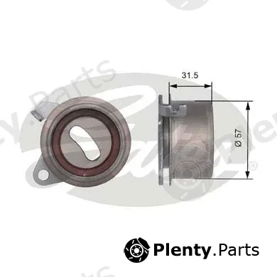 Gates T41244 — Tensioner Pulley, timing belt PowerGrip®