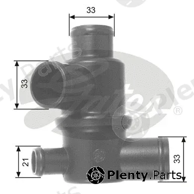Gates TH14687 — Thermostat, coolant