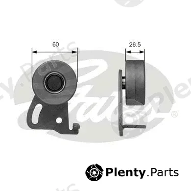 Gates T41088 — Tensioner Pulley, timing belt PowerGrip®