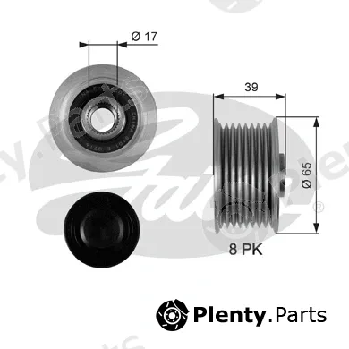 Gates OAP7071 — Alternator Freewheel Clutch DriveAlign®