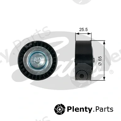 Gates T36454 — Deflection/Guide Pulley, V-ribbed belt DriveAlign®