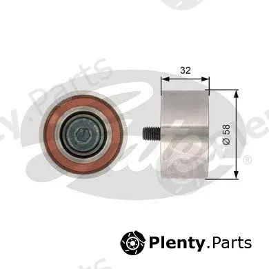 Gates T42141 — Deflection/Guide Pulley, timing belt PowerGrip®