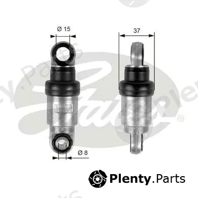 Gates T39097 — Vibration Damper, V-ribbed belt DriveAlign®