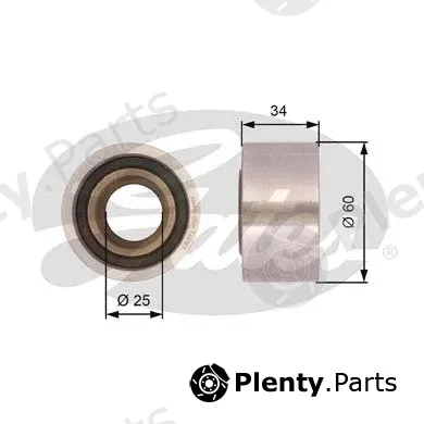 Gates T42187 — Deflection/Guide Pulley, timing belt PowerGrip®