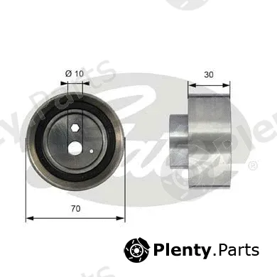 Gates T41254 — Tensioner Pulley, timing belt PowerGrip®