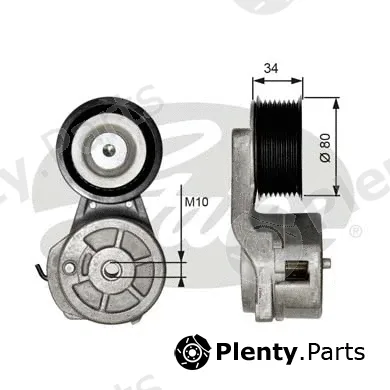 Gates T38650 — Belt Tensioner, V-ribbed belt FleetRunner™