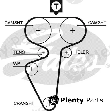 Gates 5539 — Timing Belt PowerGrip®
