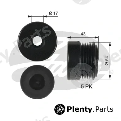 Gates OAP7031 — Alternator Freewheel Clutch DriveAlign®