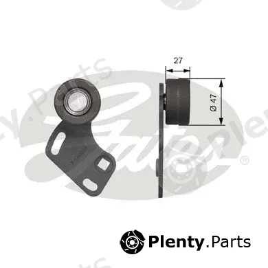 Gates T41167 — Tensioner Pulley, timing belt PowerGrip®