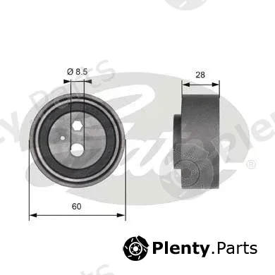 Gates T41192 — Tensioner Pulley, timing belt PowerGrip®