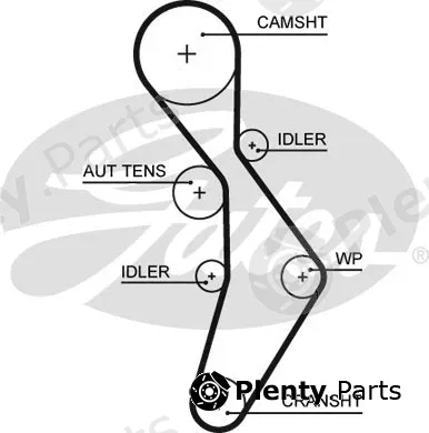 Gates 5604XS — Timing Belt PowerGrip®