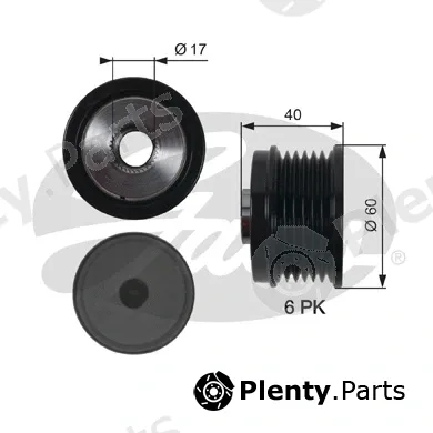 Gates OAP7153 — Alternator Freewheel Clutch DriveAlign®