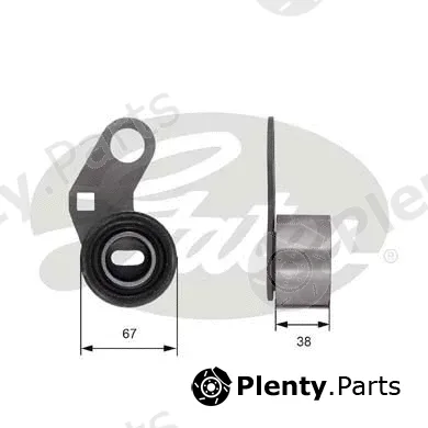 Gates T41247 — Tensioner Pulley, timing belt PowerGrip®