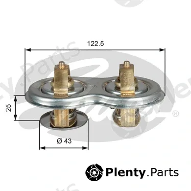 Gates TH52180/87G1 — Thermostat, coolant
