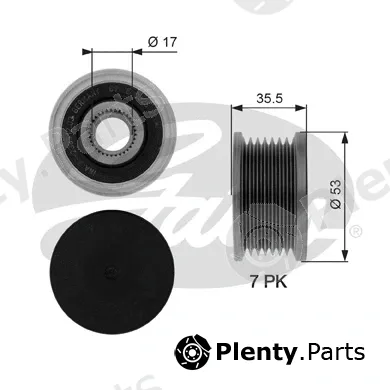 Gates OAP7110 — Alternator Freewheel Clutch DriveAlign®