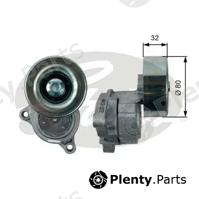 Gates T38489 — Belt Tensioner, V-ribbed belt DriveAlign®