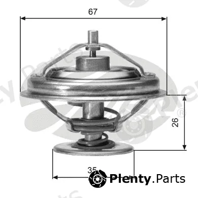 Gates TH01880G1 — Thermostat, coolant
