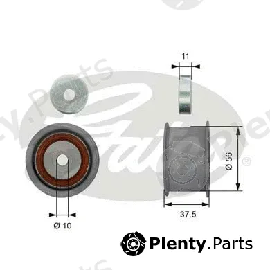 Gates T42174 — Deflection/Guide Pulley, timing belt PowerGrip®