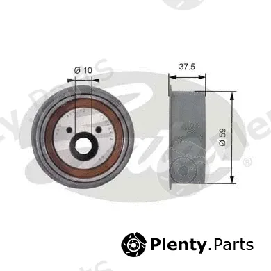 Gates T42138 — Deflection/Guide Pulley, timing belt PowerGrip®