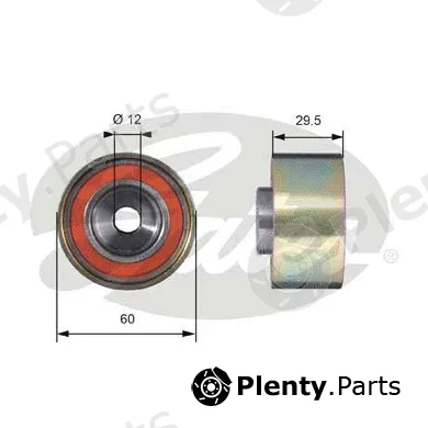 Gates T42026 — Deflection/Guide Pulley, timing belt PowerGrip®