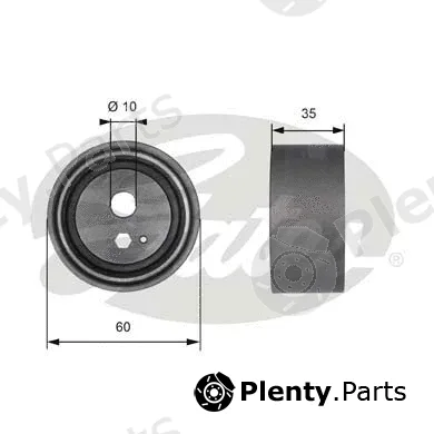Gates T41189 — Tensioner Pulley, timing belt PowerGrip®